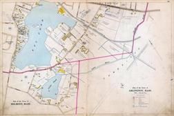 Plate 023 - Arlington - Belmont, Spy Pond, Watertown - Belmont - Arlington - Lexington 1898